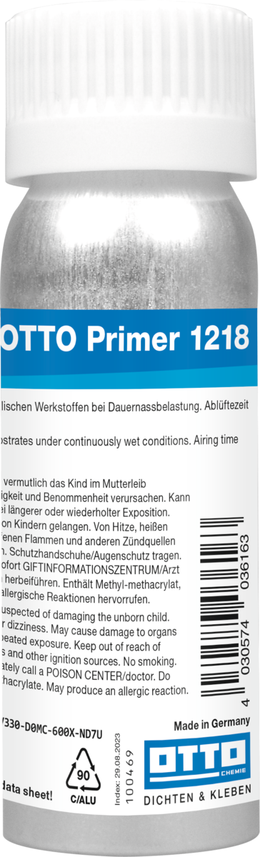 OTTO Primer 1218 | The silicone primer for continuously wet conditions